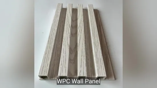 Double Loading Wood Plastic Composite Waterproof Decorative PVC&WPC &Wpvc Materials Indoor Wall Panels for Shower Bathroom&Ceilings&Flooring