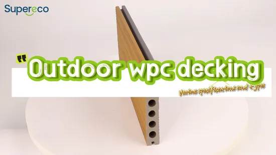 3D Online-Embossing Mixed Color Solid WPC Decking