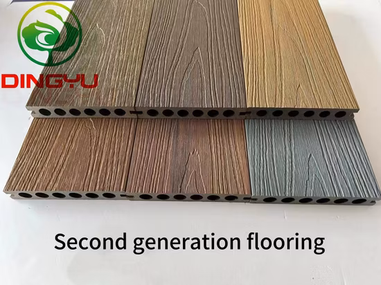 New Generation Co-Extruded Solid 3d Embossed Outdoor Environment-Friendly Wpc Decking