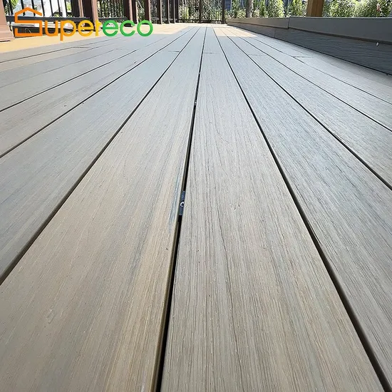 Outdoor WPC Wood Plastic Composite Square Hollow Decking for Decoration