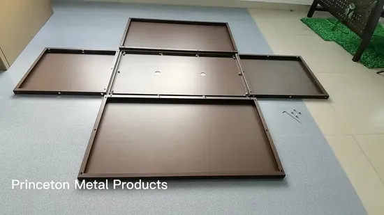 Modern Design DIY Metal Powder Coated Aluminum Planter Box